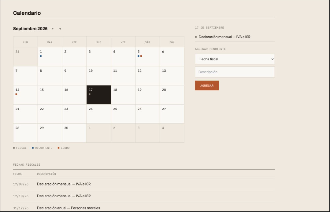 Calendario fiscal
